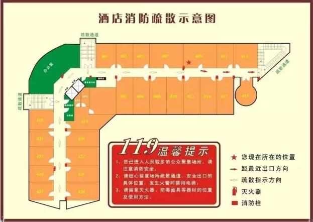 哈尔滨酒店火灾致19人死亡丨酒店着火如(rú)何逃生自救(图4)